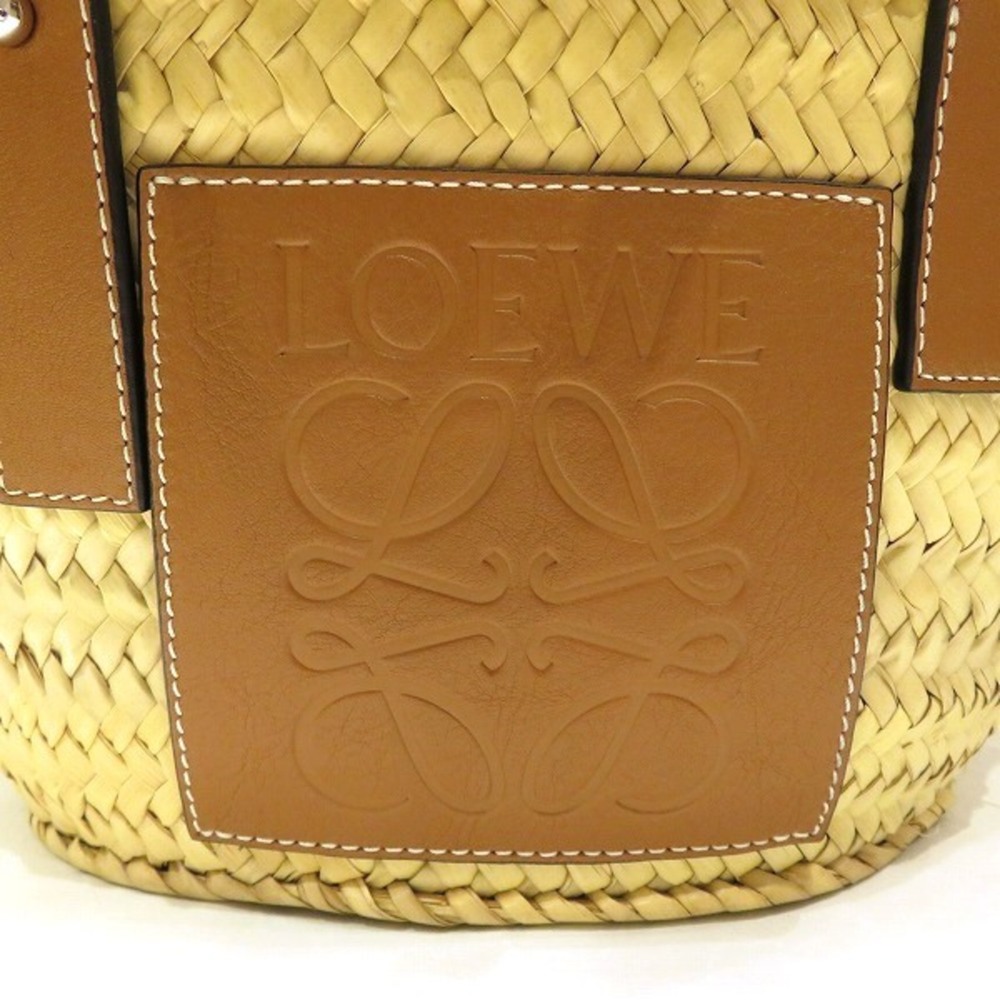 Loewe LOEWE raffia straw basket bag 327.02.S93 tote handbag ladies - Picture 5 of 9